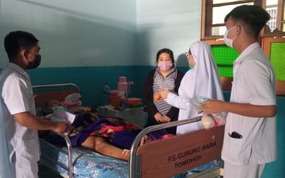 Berbagi Kasih dalam memperingati Hari Orang Sakit Sedunia serta HUT RS Gunung Maria Tomohon ke-92 Tahun dan Peresmian Gedung Medical Rehabilitation Center