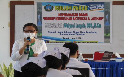 KULIAH PAKAR: Keperawatan Dasar “Konsep Kebutuhan Aktivitas & Latihan”